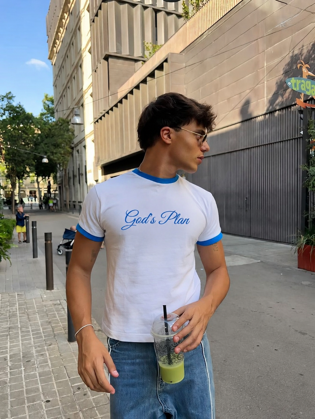 God's Plan Ringer T-Shirt