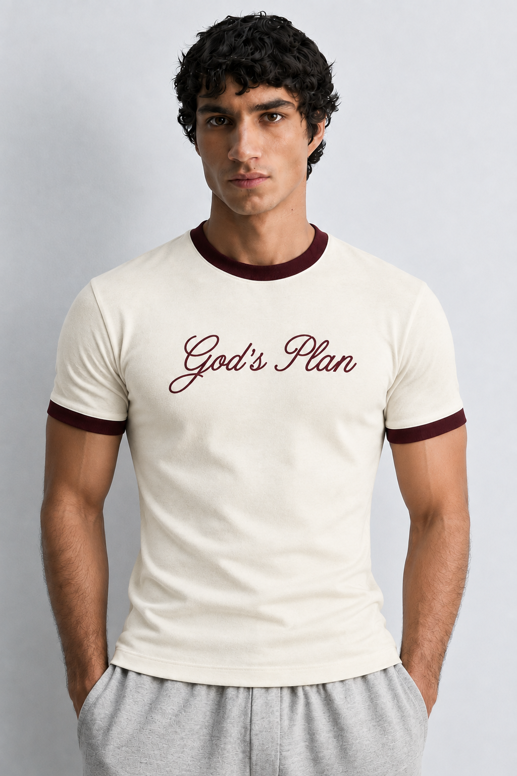 God's Plan Ringer Tshirt