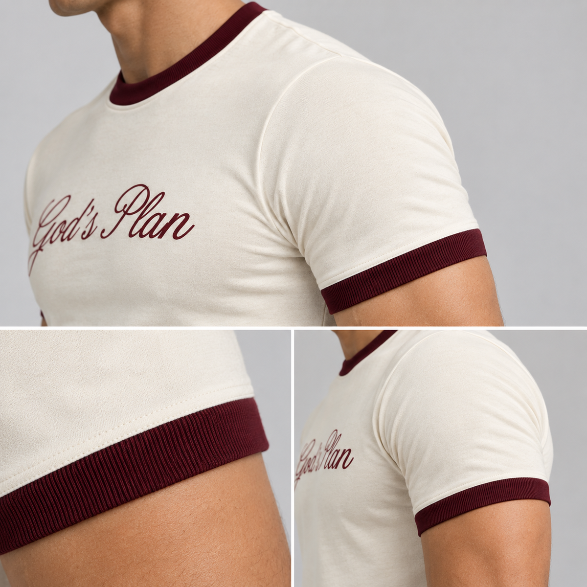 God's Plan Ringer Tshirt