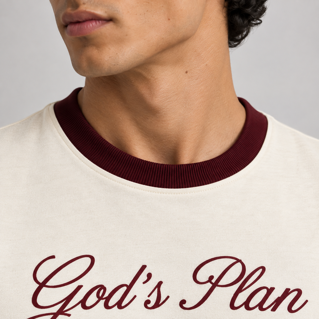 God's Plan Ringer Tshirt