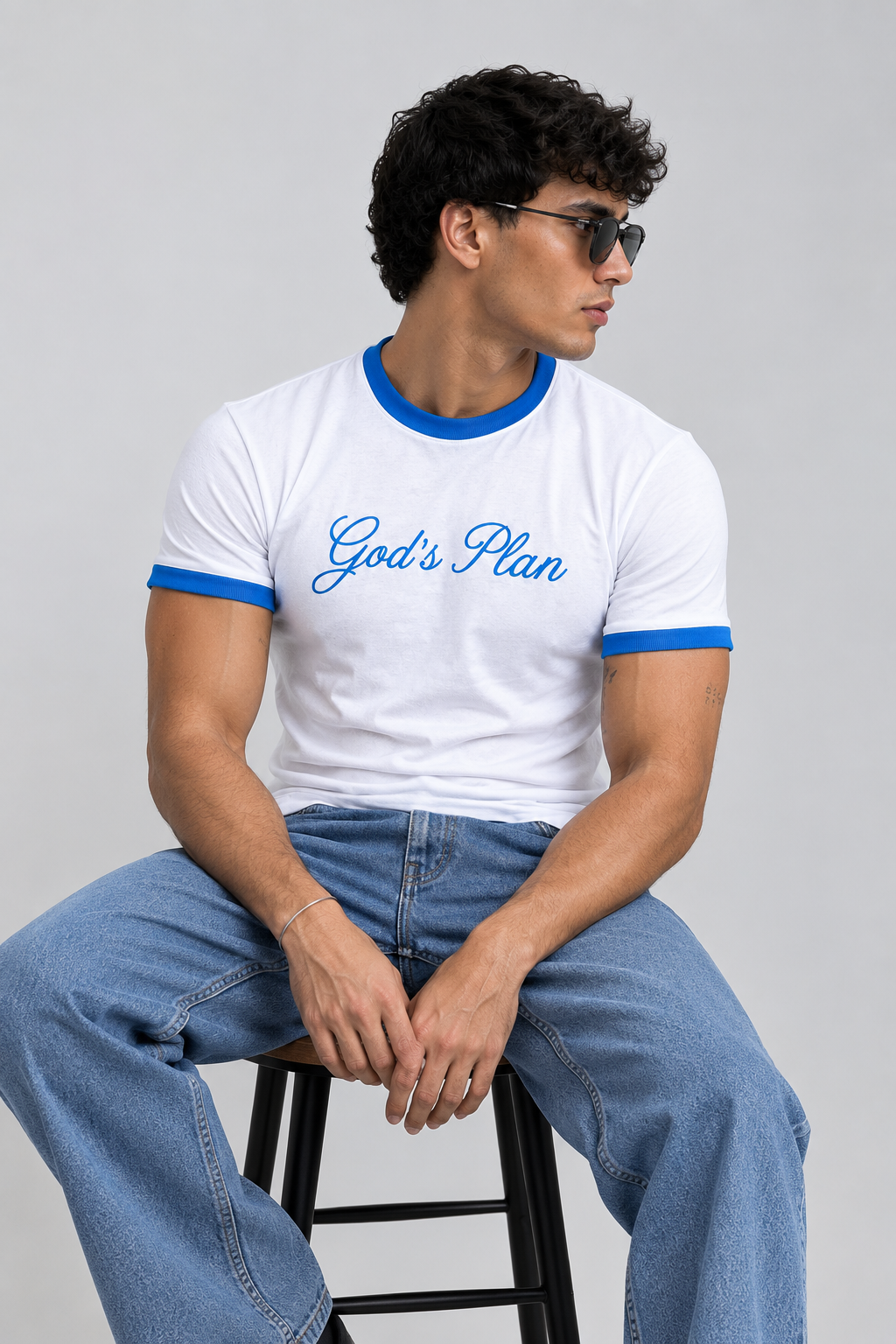 God's Plan Ringer T-Shirt