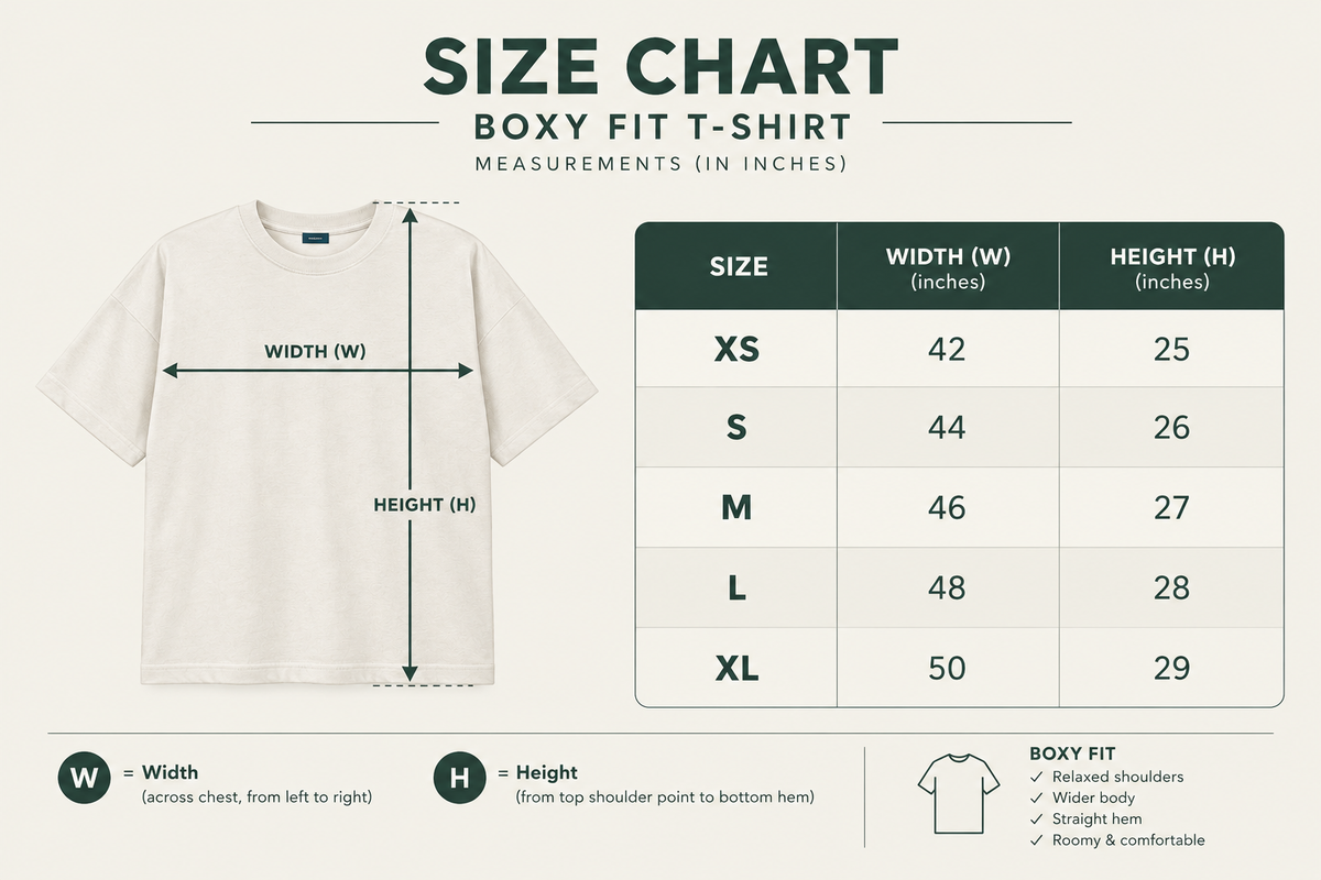 Raglan Boxyfit Tshirt