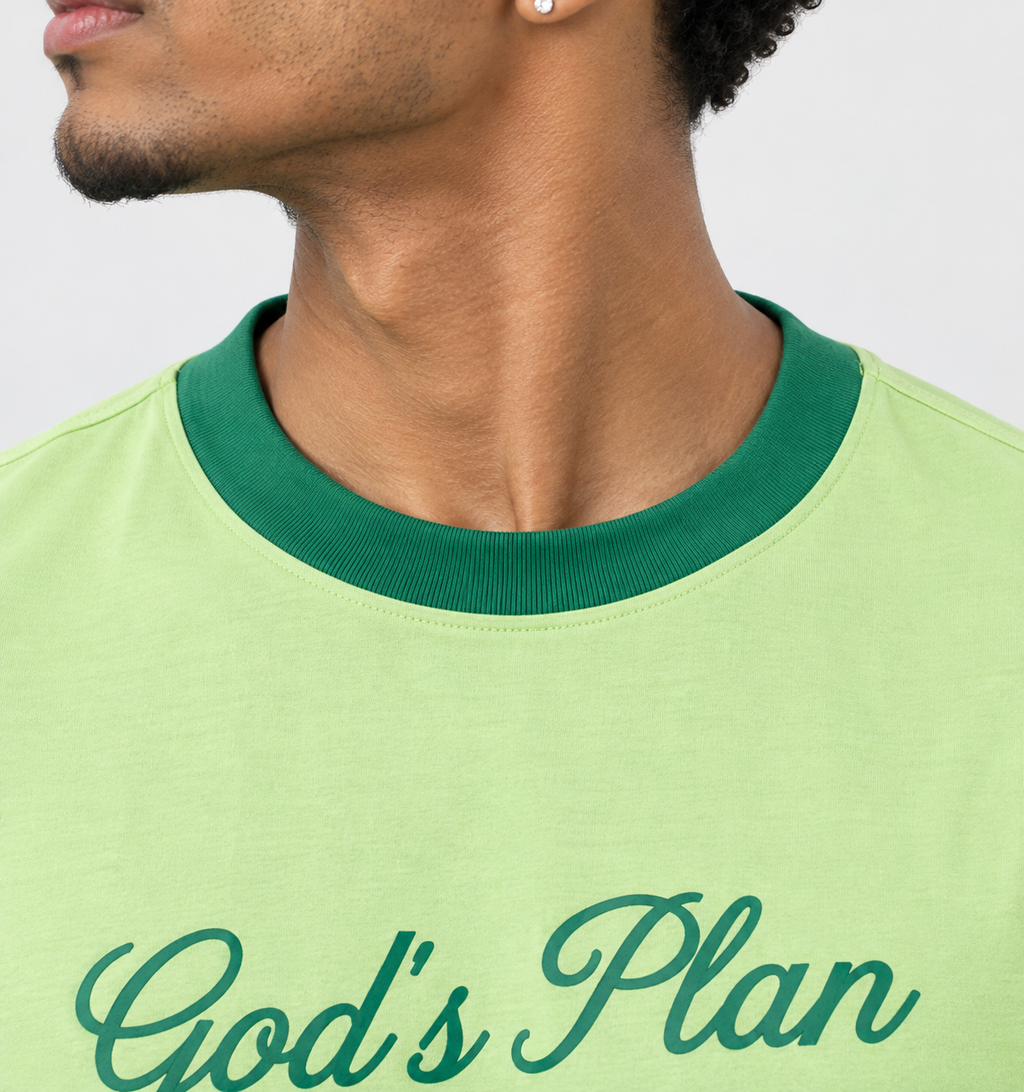 God's Plan Ringer Tshirt