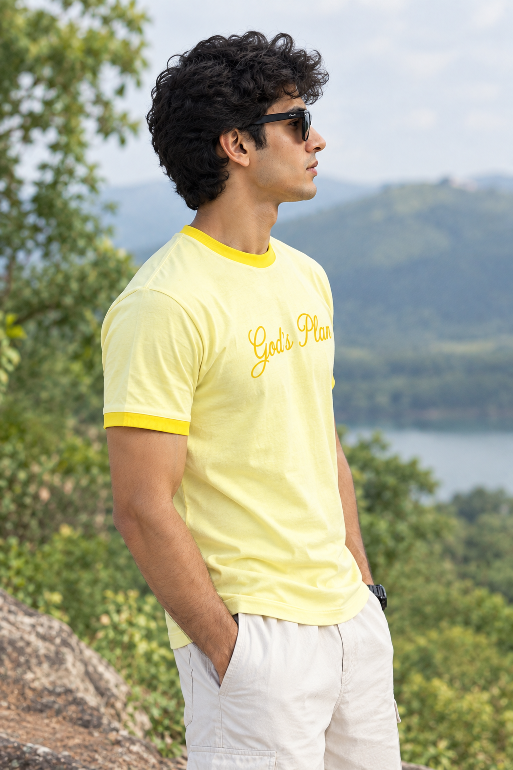 God's Plan Ringer Tshirt
